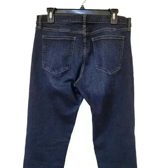 Banana Republic Women's Premium Denim Dark Wash Cotton/Poly/Spandex Slim Straigh - Picture 11 of 12